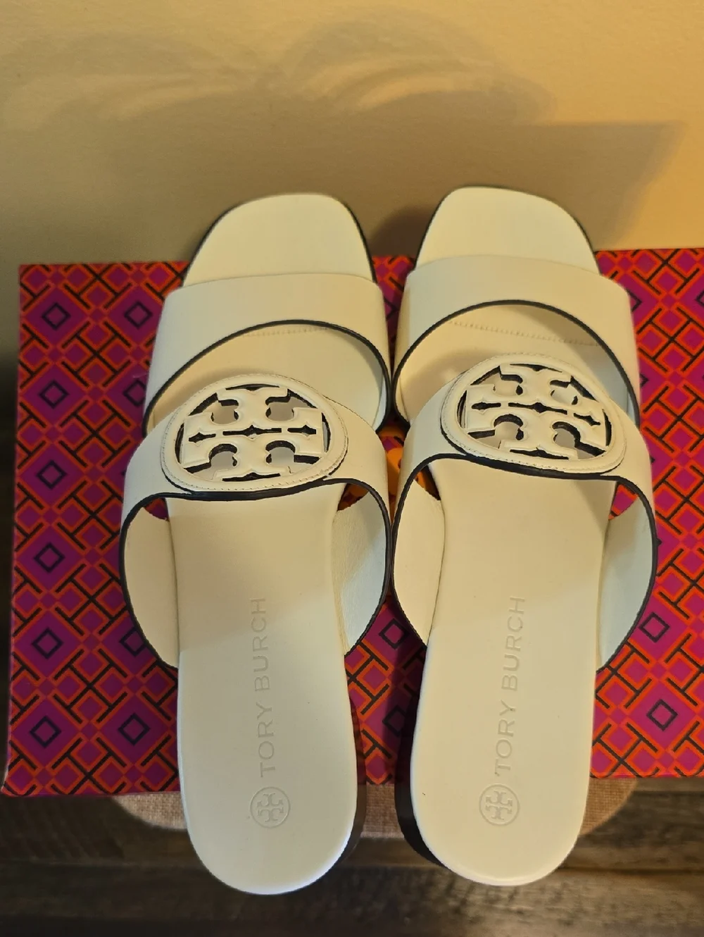 Tory Burch Bombe Miller Heel Sandals - Picture 3 of 14